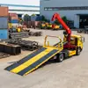 Camión Grúa Xcmg de Brazo Recto de 12 Toneladas con Plataforma Plana Plataforma Plana de 8.5m Vehículo de Elevación y Transporte de Equipos Grandes