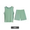 Conjunto de Chaleco y Shorts para Hombre Youkesi 2026 Primavera/Verano Sin Mangas Transpirable Amigable con la Piel Ropa Deportiva de Exterior Ropa de Dormir Ropa de Casa