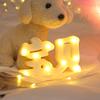 Lámpara de letras LED para expresar propuesta de matrimonio cumpleaños para expresar boda alfanumérica inglesa diseño de escena lámpara de modelado decorativa