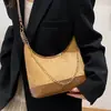 Bolsa de Hombro Cruzada para Mujer, Moda Retro de Retazos para Comercio Exterior Transfronterizo, Cadena de Alto Valor, Bolso de Hombro Cruzado para Viajes, Tendencia