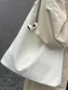 Bolsa Nueva de Mujer Otoño 2025 Lona Tendencia de Moda Casual Gran Capacidad Extra Bolso de Hombro Bolso Tote Bolso de Mano Mujer