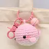 Chaveiro de Crochê em Promoção Bolsa de Fio Tecida Pingente Presilha de Cabelo Planta em Vaso Animal de Pelúcia Simulado Ornamento de Mesa