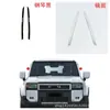 Adecuado para 24 Modelos de Toyota Prado/Prado Lc250 Placa Protectora Trasera Modificada de Acero Inoxidable, Tira de Umbral, Estribo Lateral