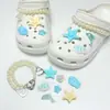 Charms para Sapato Clog Sonho do Oceano Pérola Versátil Concha Estrela do Mar Acessórios Decorativos DIY Removíveis Praia Ins