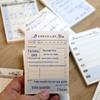 Papelaria criativa com pônei zumbindo (Flores de Pássaro Azul) pode ser colada em bloco de notas plano de estudante estas 4 opções