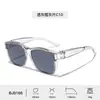 Óculos de Sol Clip-On de Nova Moda para Mulheres com Receita, Óculos de Sol de Alta Qualidade com Lente Roxa HD Polarizada em TR90 para Homens, Lentes Espessadas em Estoque