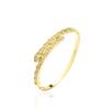 Pulseira Cobra Banho de Ouro 18K Cobre Microincrustada Zircônia Especial Transfronteiriça Aogu Feminina Joia Mais Vendida Europeia e Americana