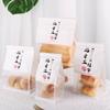 Saco para pão torrado nougat fruta biscoito saco portátil saco de enrolar com fio embalagem para crisp de leite jujuba floco de neve