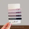 Pinzas para el pelo de niña, accesorios para el pelo de estilo coreano para mechones sueltos y flequillo, pinzas laterales de colores para el verano populares en redes sociales