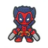 Patch Macio de PVC Deadpool e Wolverine Capa de Celular Boneco Decorativo Acessórios Planos Acessórios para Joias DIY Atacado