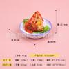Pegatina para Refrigerador Comida China Huevo de Pato Salado Bolsita Tarro de Vino Zongzi Tarjeta de Decoración Día del Festival del Bote del Dragón Juego de Comida Pegatina Tridimensional para Refrigerador