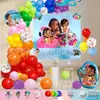 Conjunto de Balões de Aniversário Infantil para Crianças de 1 a 5 Anos, Suprimentos de Decoração para Cena de Festa, Conjunto Completo para Meninos e Meninas