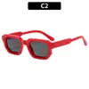 Gafas de sol cuadradas pequeñas con montura retro europea y americana, moda simple, de alta gama, modernas para mujer, gafas personalizadas para celebridades de internet