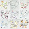 Encantos lindos de dibujos animados para zapatos con varios agujeros, decoraciones versátiles de resina para zapatos, mariposa, burbuja, flor, animales, charms decorativos al por mayor