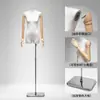 Colgante modelo de cuerpo plano mano plana pecho plano figura de medio cuerpo accesorios escaparate de tienda de ropa cuerpo humano falso expositor de cuerpo completo ropa de mujer