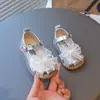 Sapatos de Princesa para Bebê Menina 2026 Novos Primavera e Outono Laço Sola Macia Sapatos para Bebês e Crianças Pequenas Antiderrapantes Sapatos para Meninas Pequenas