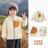Jaqueta infantil Kaka Panda com forro de fleece, roupas de inverno para meninas, blusa de inverno infantil, roupas de outono e inverno para bebês, roupas de bebê