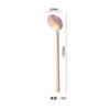 Cuchara Redonda Pequeña de Acero Inoxidable 304, Cuchara para Café Chapada en Titanio, Cuchara para Revolver, Cuchara para Postre, Cuchara para Sopa Tremella, Cuchara Portátil para Pastel