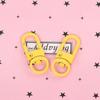 Pintura Color Caramelo Llavero de Metal Hecho a Mano DIY Joyería Anillo Colgante Material Hebilla Colgante Hebilla de Puerta Hebilla para Perro Hebilla de Resorte