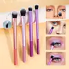 Conjunto de Pincéis de Maquiagem Cangzhou Novo Modelo Transfronteiriço com 8 Peças e Cabos Coloridos para Pó Solto, Blush, Base e Sombras
