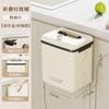 Lixeira de Cozinha Tipo Pendurar para Uso Doméstico Novo Modelo 2025 Branco Leite Grande Capacidade Especial para Lixo de Cozinha Lixeira Sem Dobrar