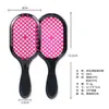 Nuevo peine hueco Amazon de panal para cabello húmedo y seco, peine de malla para peinar, peine de masaje para cabello liso del hogar