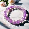 Pulsera de Cuentas Florales de Doble Color con Grietas de Hielo, Esmalte de Color, Regalos Pequeños de Alto Nivel para Mujer, Cuentas Suaves Alrededor de los Dedos, Pulsera de Juego de Bandeja para Estudiante