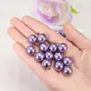 Cristal Shijia Imitação Pérola Contas Soltas Meio Furo Artesanal DIY Joias Brincos Anel Colar Pingente Acessórios Lote