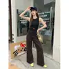 Tiro Real # Chaleco de Punto para Mujer Verano 2026 Estilo Nuevo Costillado Chica Atrevida Cuello Redondo Top Corto sin Mangas
