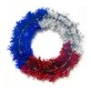 Nueva Guirnalda Fronteriza Azul, Blanca y Roja Chilena Corona Decorativa Atrezzo y Adornos para Arreglo Festivo