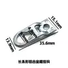 Accesorios de Marco de Fotos de Aleación de Aluminio para Hardware Tablero Trasero Esquinas de Marco Soportes Esquinas Espejo Sujetadores de Marco de Fotos Ganchos Soportes Esquina Delgados Conectores