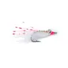 Blf- Ly077 Novo Charlie Maluco Seda de Gelo Fluorescente Gancho de Pesca para Barracuda do Norte, Carpa do Mar, Robalo de Boca Grande, Etc