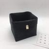 Cesta de almacenamiento de fieltro artículos para el hogar bocadillos juguetes artículos varios caja de almacenamiento bolsa ropa hebilla de cuero cesta de almacenamiento se puede agregar logotipo