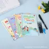 Caderno de caligrafia infantil em português com sulcos, este caderno mágico pode desaparecer, caderno de prática, treinamento de controle de caneta, caderno divertido
