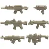 Compatible con Bloques de Construcción de Juguete con Accesorios de Armas y Equipo para Comer Pollo Militar de Lego Equipo de Dron de Fuerzas Especiales