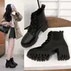 Botas de Moda 2024 Estilo Francés Comodidad Perezosa Casual Uso Diario para Mujeres Moda Vintage de Moda Punta Redonda