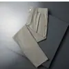 Pantalones Casuales de Hielo Delgado No Planchar para Hombre Verano Pierna Recta Ligeramente Elásticos Pantalones Largos Pantalones Resistentes a las Arrugas Pantalones de Hombre
