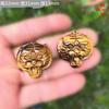 Ojo de tigre Piedra Tortuga dragón cabeza de tigre marca Marca dragón fabricantes al por mayor Madera cambia piedra ojo de tigre piedra colgante colgante Jade regalo