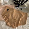 Ropa Interior Sin Marca Jia Zhichun Yoga para Mujer 7A Seda de Morera Entrepierna Antibacteriana Sin Cadera Pantalón Corto Deportivo Triangular de Cintura Media para Niñas
