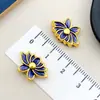 Acessórios Estilo Chinês Liga Esmalte Cloisonné Padrão Nuvem Moedas com Furo Reto, Contas, Fortuna e Prosperidade Contas de Lótus com Nuvem no Verso