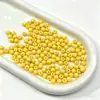 Cuentas acrílicas de colores, versión brillante del mismo estilo que Shishi, pulsera de cuentas hecha a mano para DIY, cuentas sueltas, cuentas naturales de color sólido