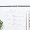 Estante de Metal para Pantalones de Múltiples Capas Transfronterizo Nuevo, Estante de Almacenamiento para Faldas y Corbatas, Perchero de Metal para Ropa de Dormitorio, Perchero de Almacenamiento para el Hogar al por Mayor