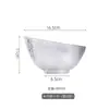 Bol Grande Inclinado para Ensalada Estilo Japonés, Bol de Vidrio, Plato para Frutas Doméstico, Plato Especial para Salsa de Hot Pot, Vajilla Comercial de Alto Valor