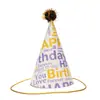 Envío Gratis Empaque Individual Sombrero de Cumpleaños Sombrero de Fiesta Sombrero Puntiagudo Sombrero de Fiesta para Bebés y Niños Sombrero para Pastel