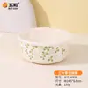 Serie Trébol Wuhe Vajilla de Melamina Material de Grado Alimenticio Cuchara de Arroz para el Hogar Cuchara de Sopa Cuchara para Platos Tazón para Conservar Frescura Venta al por Mayor