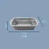 Ferramentas de panificação transfronteiriças: forma de bolo de silicone, pressionável e dobrável para armazenamento, forma de pão de silicone moldada em uma peça