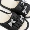 Pantuflas Minimalistas de Estilo Japonés, Pantuflas Transpirables de Lino Antideslizantes, Pantuflas Silenciosas de Suela Suave con Lazo, Adecuadas para Todas las Estaciones