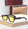 Gafas de Sol Cuadradas de Lujo Hechas a Mano Kirwin Jmm Moda Transfronteriza Esmeralda para Hombres y Mujeres Gafas de Sol de Moda Top
