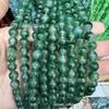 Ventas Directas de Fábrica Calcedonia Flotante de Dos Tonos Cuentas Sueltas Uva Verde Redondas Accesorios para Joyería DIY Productos Semiacabados Venta al por Mayor