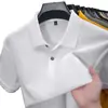 2026 Verano Nuevo Estilo Camiseta de Manga Corta de Algodón Puro Polo de Cuello Camisero de Manga Corta de Verano Top de Manga Corta de Color Puro